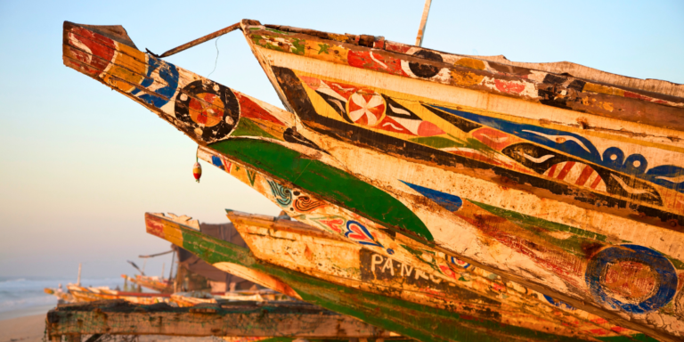 Barcos pescadores Senegal